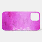 Mandala rosa Design Meditation zen Case-Mate iPhone Hülle (Rückseite (Horizontal))