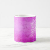 Mandala rosa Design Meditation zen Kaffeetasse (Mittel)