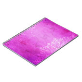 Mandala rosa Design Meditation zen Notizblock (Linke Seite)