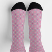 Mandala Rosa Muster Socken (Oben)