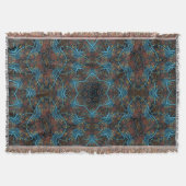 Mandala Rosette Boho Bohemisch Style Dandy Pattern Decke (Vorderseite)