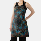 Mandala Rosette Boho Bohemisch Style Dandy Pattern Schürze (InSitu)