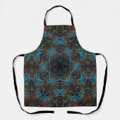 Mandala Rosette Boho Bohemisch Style Dandy Pattern Schürze (Vorderseite)