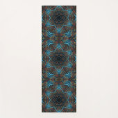 Mandala Rosette Boho Bohemisch Style Dandy Pattern Yogamatte (Vorderseite)