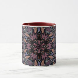 Mandala Rosette Floral Twine Retro Boho Tasse