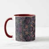 Mandala Rosette Floral Twine Retro Boho Tasse (Links)