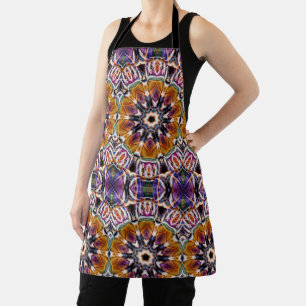 Mandala Rosette Retro Hippie Boho Chic Boheme Schürze
