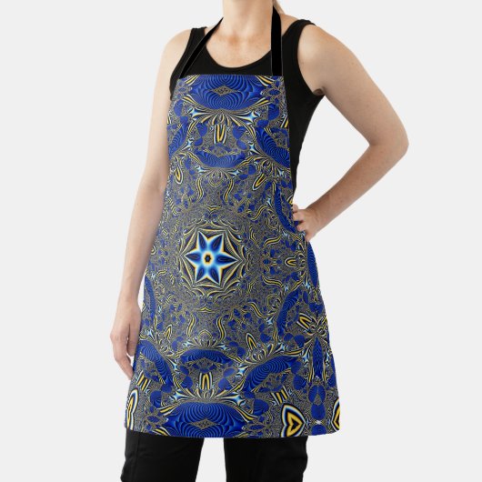 Mandala Rosette Retro Hippie Boho Chic Bohemisch Schürze (InSitu)