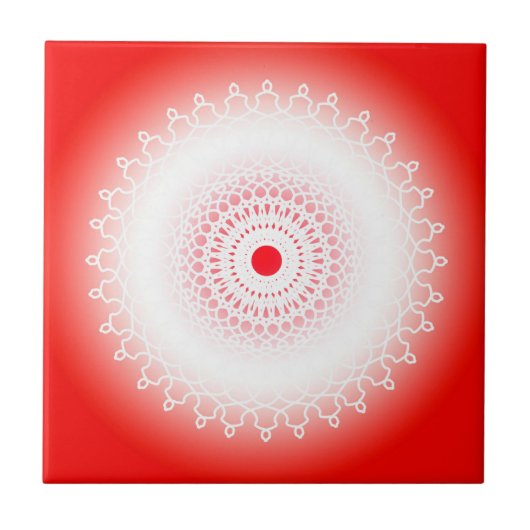 Mandala rouge fliese (Vorderseite)
