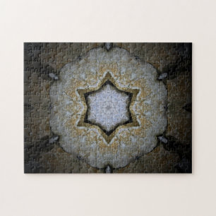 Mandala Round Blume Hoop Abstract Design Geschenk Puzzle