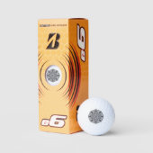Mandala Round Ornament Golfball (Verpackungen)