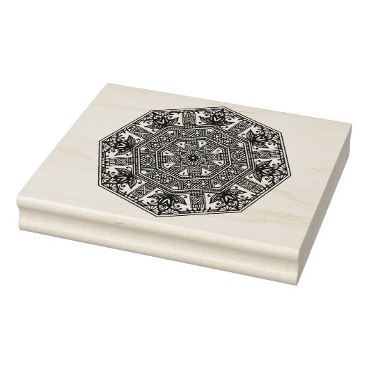 Mandala Round Ornament Gummistempel (Stempel)