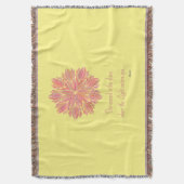 Mandala Rumi Wound Zitat Decke (Vorderseite Vertikal)