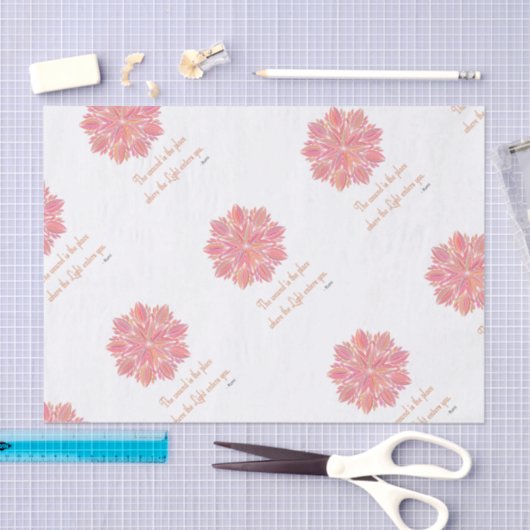 Mandala Rumi Wound Zitat Seidenpapier (Handwerk)