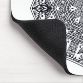 Mandala-runde Verzierung Mousepad (Ecke)
