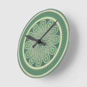 Mandala Runde Wanduhr (Winkel)