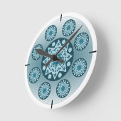 Mandala Runde Wanduhr (Winkel)