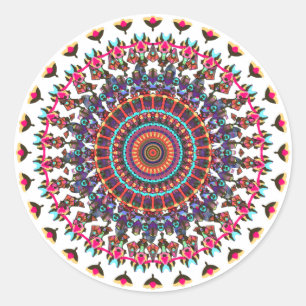 Mandala Runder Aufkleber