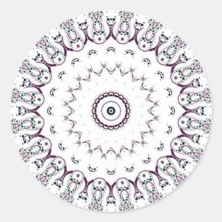 Mandala Runder Aufkleber