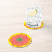 mandala runder pappuntersetzer (Vor Ort)