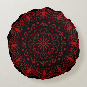 Mandala-Rundkissen Rundes Kissen