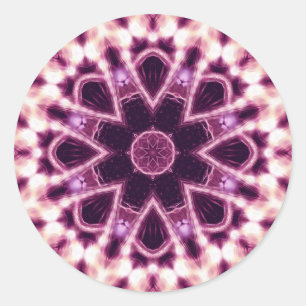 Mandala Sacred Circles #002 Runder Aufkleber