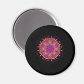 Mandala Sacred Geometry Prana Kunst, Dichtung und  Magnet (Vorderseite/Rückseite)