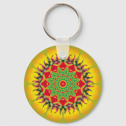Mandala Schlüsselanhänger (Vorderseite)