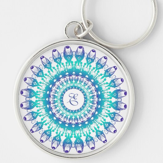 Mandala Schlüsselanhänger (Vorne)