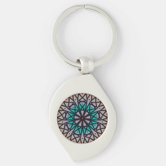 Mandala Schlüsselanhänger (Vorderseite)