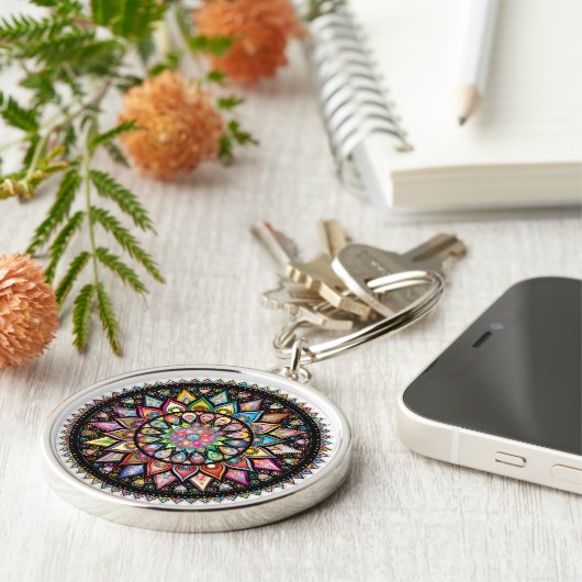 Mandala Schlüsselanhänger (Seite)