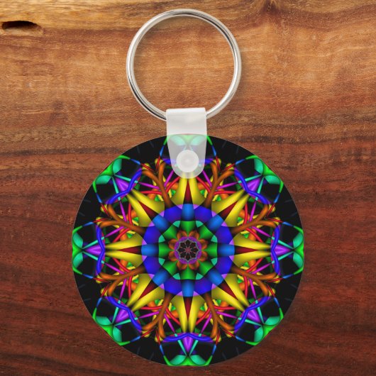 Mandala Schlüsselanhänger (Vorderseite)