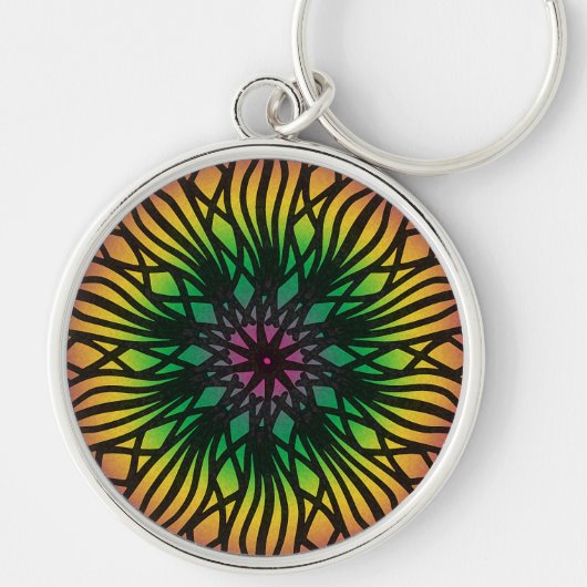 Mandala Schlüsselanhänger (Vorne)