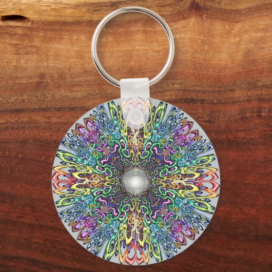 Mandala Schlüsselanhänger (Vorderseite)