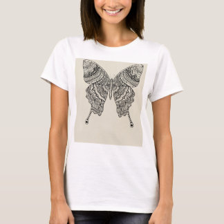 Mandala-Schmetterling-Shirt – Boho-Ästhetik-Design T-Shirt