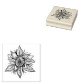 Mandala-Schneeflocke Gummistempel (Stempel)
