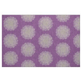 Mandala-Schneeflocke-lila Muster-Gewebe Stoff (Fat Quarter (45,7 x 55,9 cm))