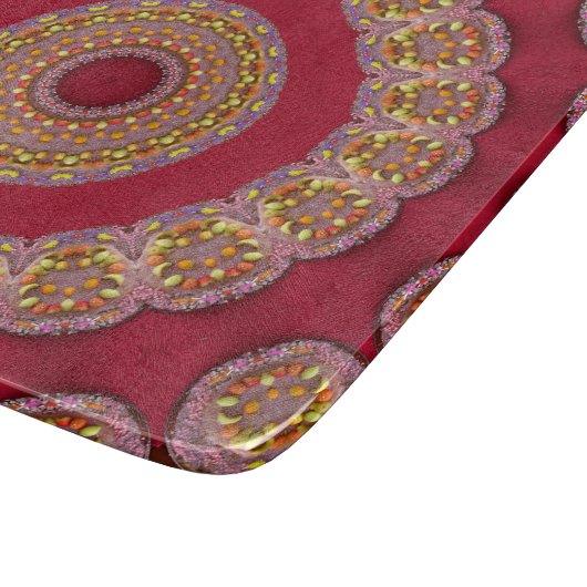 Mandala Schneidebrett (Ecke)