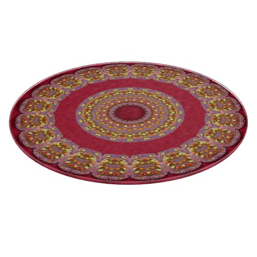 Mandala Schneidebrett (Ecke)