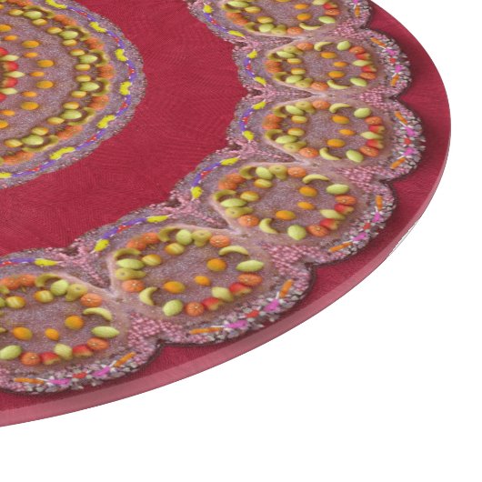 Mandala Schneidebrett (Ecke)