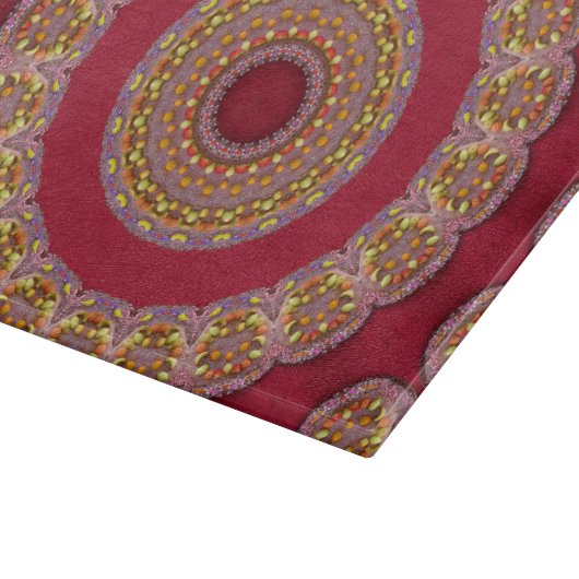 Mandala Schneidebrett (Ecke)