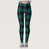 Mandala schwarz leggings (Vorderseite)
