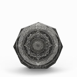 Mandala schwarz-weiß fotoblock