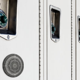 Mandala schwarz-weiß magnet