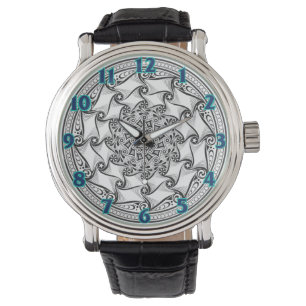 Mandala Scroll Armbanduhr