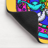 Mandala-Seepferd Mousepad (Ecke)