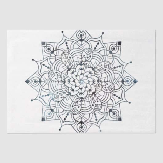 Mandala Serie Design 23 Seidenpapier (Vorderseite)