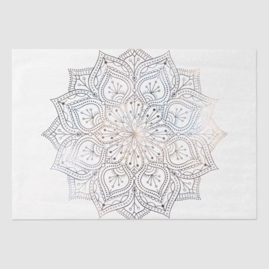 Mandala Serie Design 25 Seidenpapier (Vorderseite)