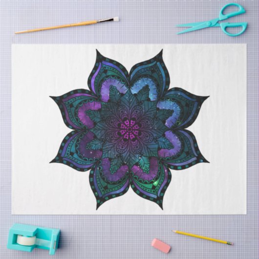 Mandala Serie Design 9 Seidenpapier (Basteln)