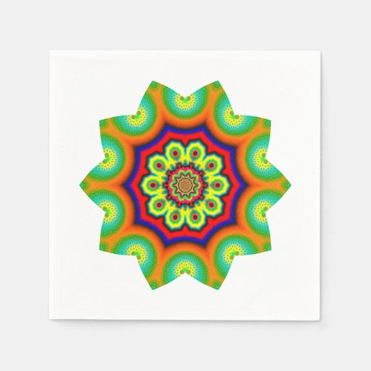 Mandala Serviette (Vorderseite)